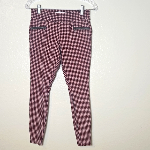 Old Navy Stevie Pink Houndstooth Pants – Women’s Size Small - Picture 1 of 8